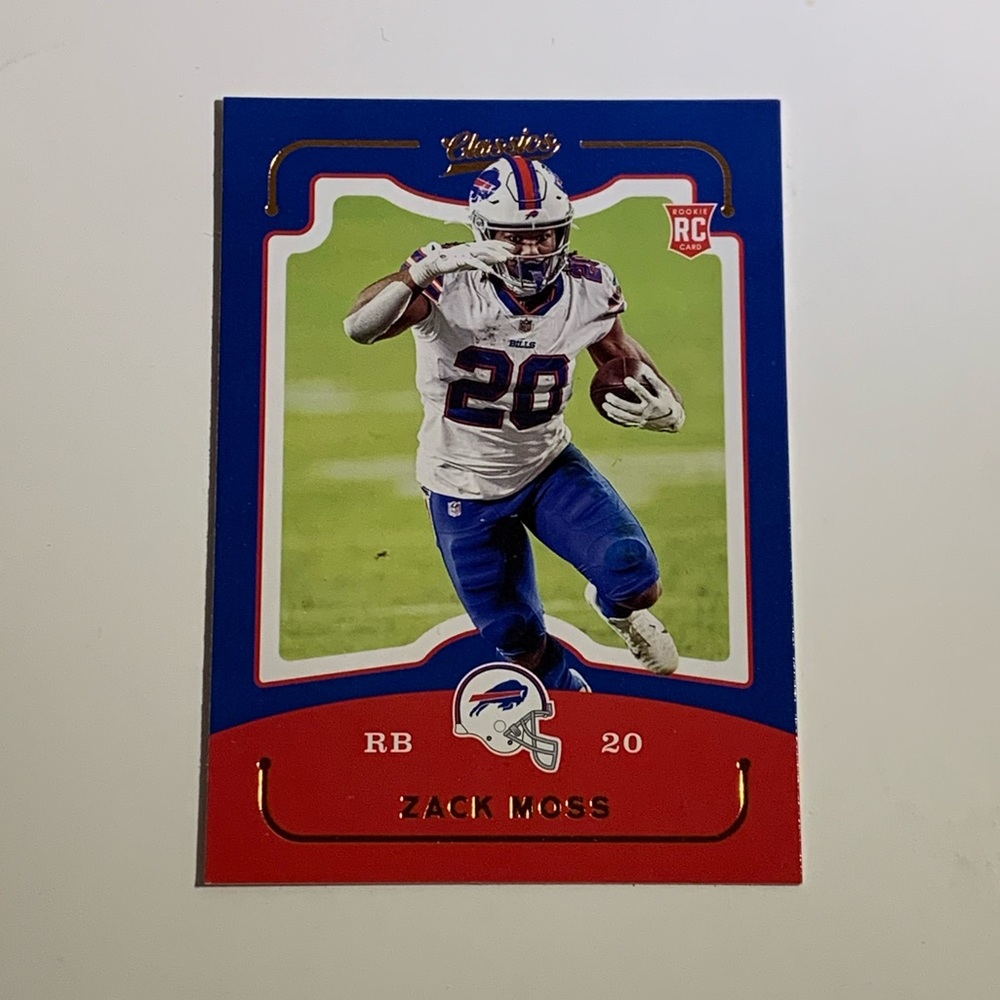 🏈 [5/$10] 2020 PANINI CHRONICLES CLASSICS #CL-28 ZACK MOSS NFL TRADING CARD 🏈